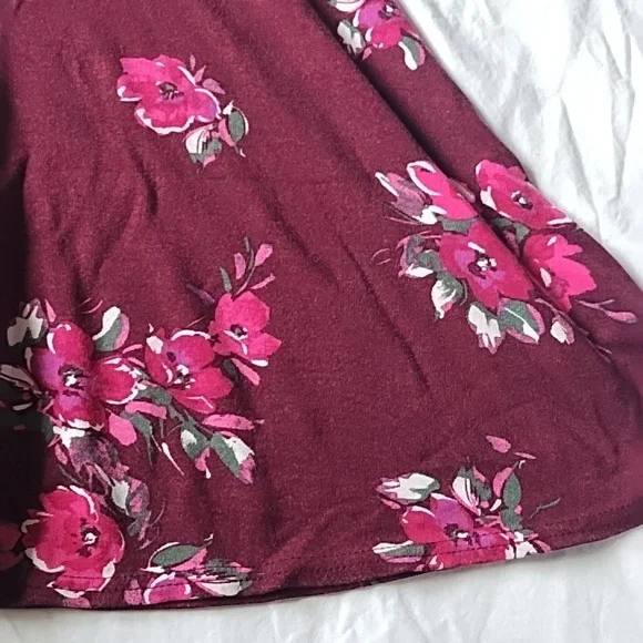 Children's Place Floral Jersey Knit Dress - Picture 2 of 6